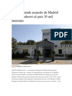 PRD Defiende Acuerdo de Madrid y Afirma Ahorró Al País 30 Mil Millones