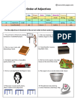 Adjectives Order 1