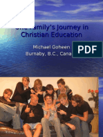 One Family's Journey in Christian Education