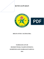 Solusi Matematika Ma Kabkot KSM2014 PDF