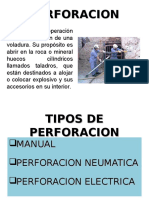 Perforacion y