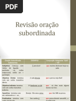 18.1 - Revisão Oração Subordinada