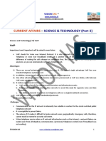 Part III - CURRENT AFFAIRS SCIENCE AND TECHNOLOGY - Vision IAS - 2 PDF