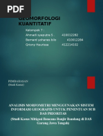 Download GEOMORFOLOGI KUANTITATIF AHMADIBENIQRYOppt by Maddey Joeniour Aloene II SN315869703 doc pdf