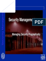 Managing Security Pragmatically