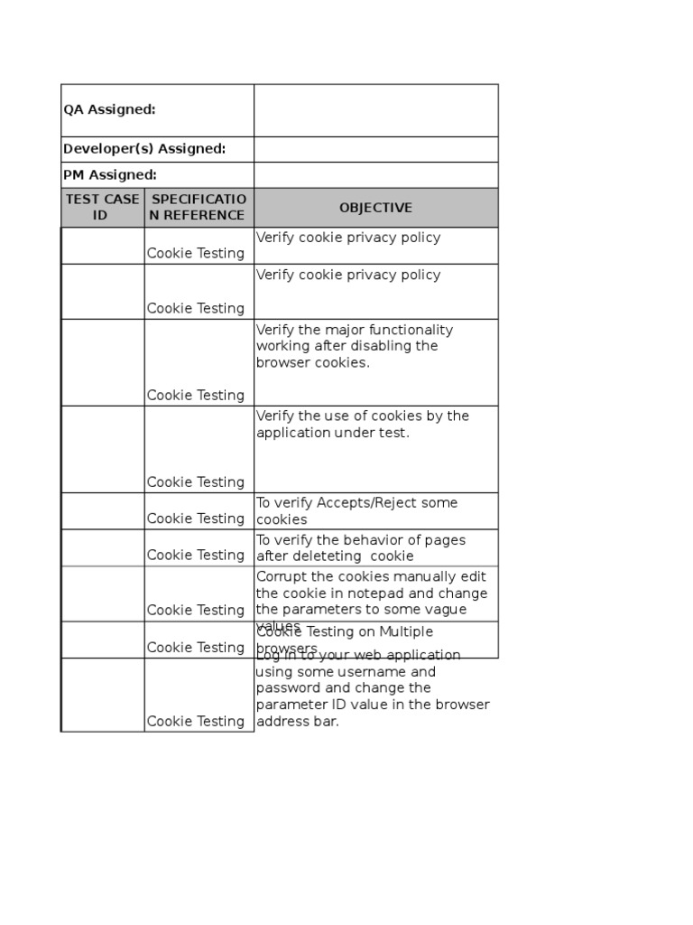 Security Testing Test Cases Http Cookie Transport Layer Security