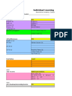 Individual Learning Plan: Student Name - Emily Veader