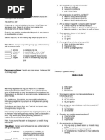 Grade 4 Filipino Phil-Iri Post Test | PDF