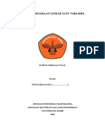 Sistem Persamaan Linear Satu Variabel (Tugas Windi)