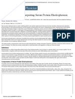 Understanding and Interpreting The Serum Protein Electrophoresis - American Family Physician PDF