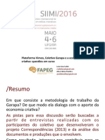 Siimi 2016_Resumo Garapa, Correspondências e Economia Criativa 