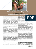 Climate Forced Migrants of Bangladesh Coast: Related Evidences and Proposals