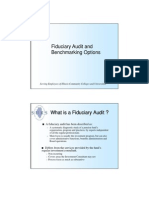 Fid I A Dit D Fiduciary Audit and Benchmarking Options