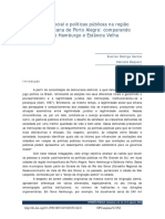 Capital Social e Políticas Públicas Na Região Metropolitana de Porto Alegre - Comparando Novo Hamburgo e Estância Velha PDF