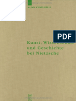 211060876 Venturelli Kunst Wissenschaft Und Geschichte Bei Nietzsche