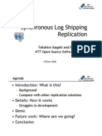 61 Synchronous Log Shipping Replication