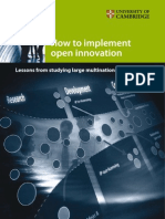How To Implement Open Innovation