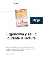 Ergonomia y Salud Durante La Lectura