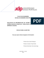 EVALUACION DE IMPLEMENTACION DE SISTEMA DE ORGANIZACION INTERNA BASADA EN OBJETIVOS Y RESULTADOS CLAVE (OKR) EN DOS EMPRESAS CHILENAS.