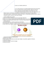 Modelos atômicos da química