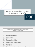 Principios Básicos de La Normalización.