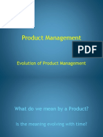 Evolution of Product Management 