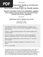 First Lutheran Churc v. Boston Regional, 410 F.3d 100, 1st Cir. (2005)