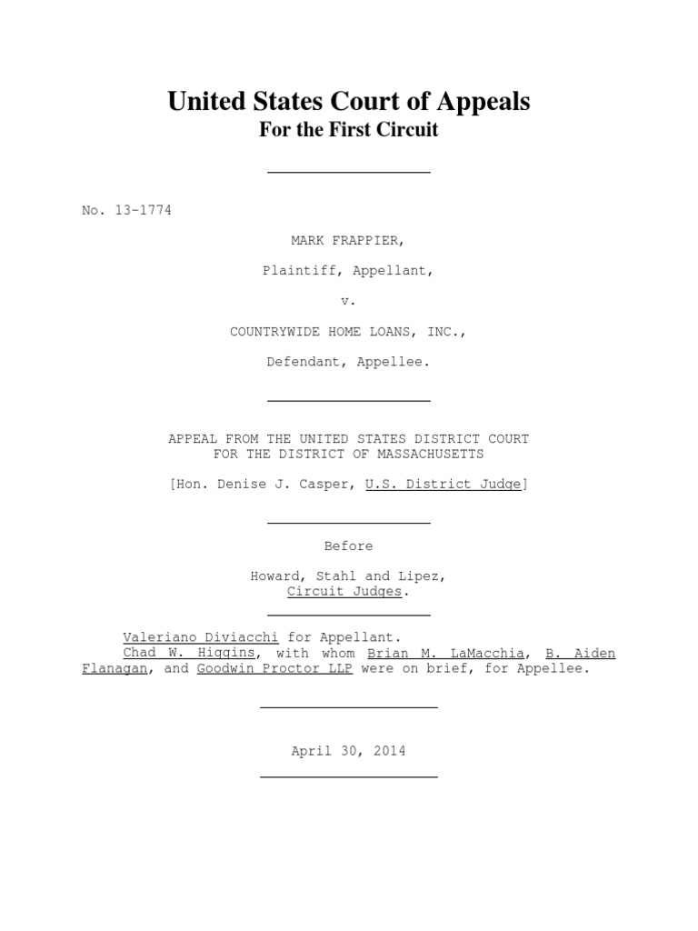 United States Court of Appeals For The First Circuit PDF Federal
