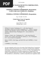 Distrigas of Massachusetts Corporation v. Federal Power Commission, Cape Cod Gas Company v. Federal Power Commission, 517 F.2d 761, 1st Cir. (1975)