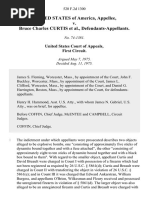 United States v. Bruce Charles Curtis, 520 F.2d 1300, 1st Cir. (1975)