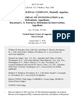 Providence Journal Company v. Federal Bureau of Investigation, Raymond L. S. Patriarca, Defendant-In-Intervention-Appellant, 602 F.2d 1010, 1st Cir. (1979)