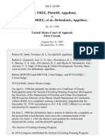 Alice Free v. Moon Landrieu, 666 F.2d 698, 1st Cir. (1981)