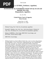 William A. Sundel v. Justices of The Superior Court of The State of Rhode Island, 728 F.2d 40, 1st Cir. (1984)