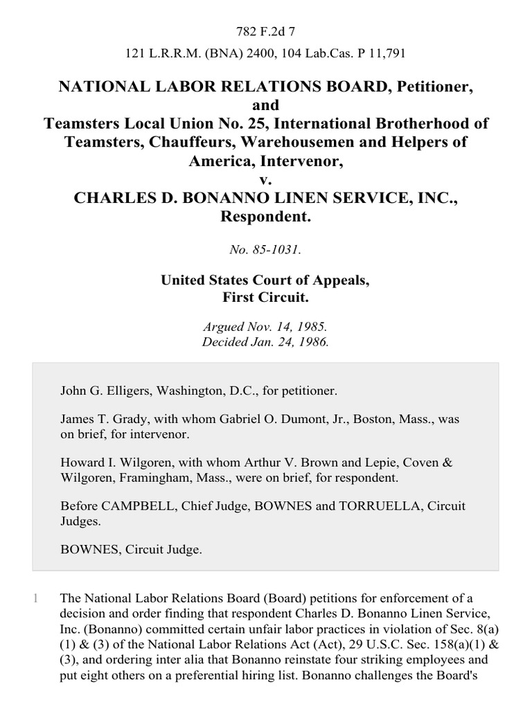 United States Court of Appeals, First Circuit | PDF | Strike Action ...