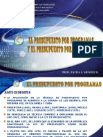 Tema 6. El Presupuesto Por Programas y Por Proyectos