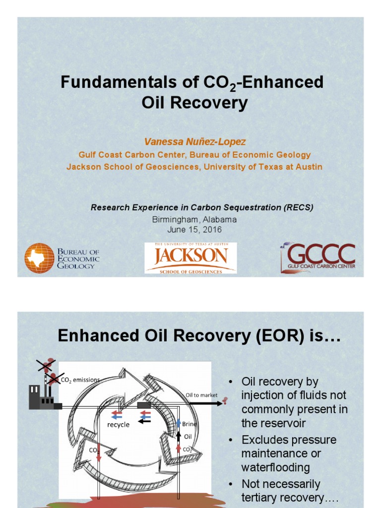 CO2-Enhanced Oil Recovery Fundamentals | PDF | Carbon Capture And ...