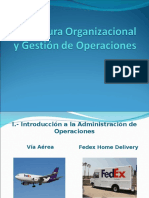Estructura Organizacional y Gestión de Operaciones 