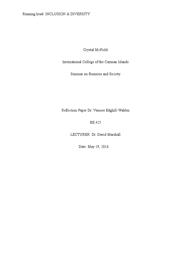 Diversity Insights for Students | PDF | Multiculturalism | Equal ...
