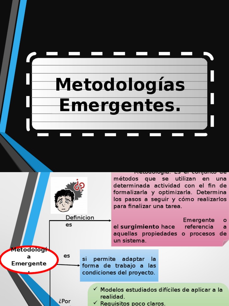 Metodología Emergente | PDF | Ingeniería de Sistemas | Ingeniería de  software