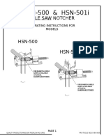 Pro Tools Hole Saw Notcher Operating Instructions