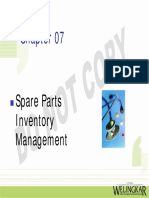 Manage Spare Parts Inventory Scientifically