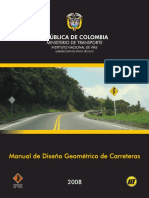 Manual de Diseno Geometrico de Carreteras [Colombia]