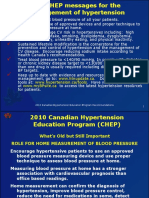 Canadian Hypertension Guidelines 2010 - Diagnosis Assessment and Follow Up - RONAL