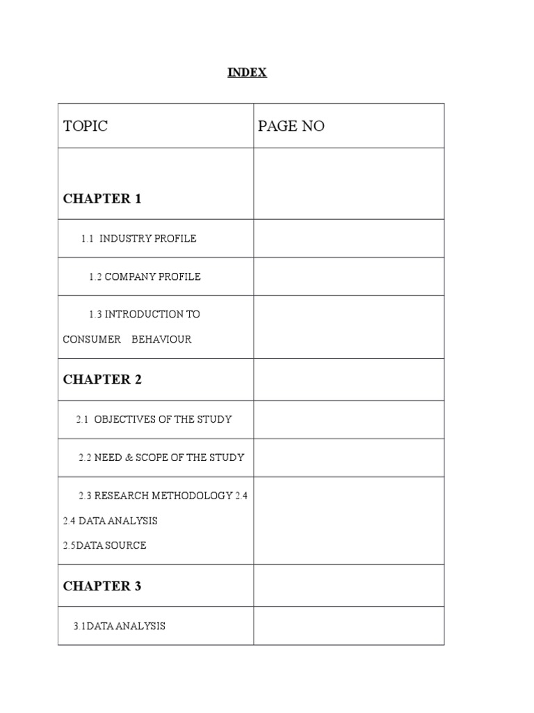 Consumer Behavior Study Overview | PDF