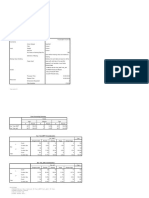 Crosstabs: Crosstabs /TABLES Sex BY Kat - DMFT Kat - Deft /format Avalue Tables /cells Count Row /count Round Cell