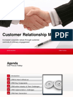 Customer Relationship Management: Increased Corporate Values Through Customer Centricity & Intimacy Engagement