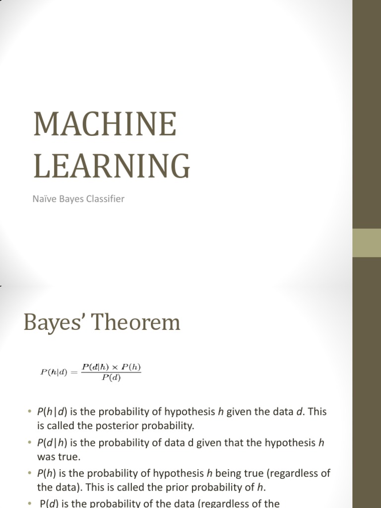 Naïve Bayes Classifier Guide | PDF