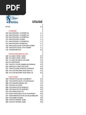 Catalogue 21 Rope Hausers Rivet Graphite