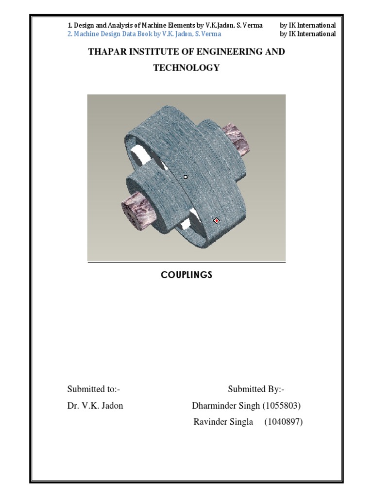 Couplings in Mechanical Engineering | PDF | Mechanical Engineering ...