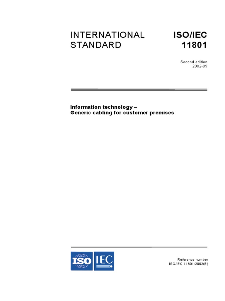 International Standard: Iso/Iec 11801 | PDF